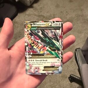 Mega Rayquaza EX Pokémon Card